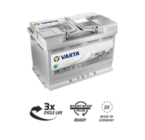 VARTA Silver Dynamic AGM 70Ah 760A P+  